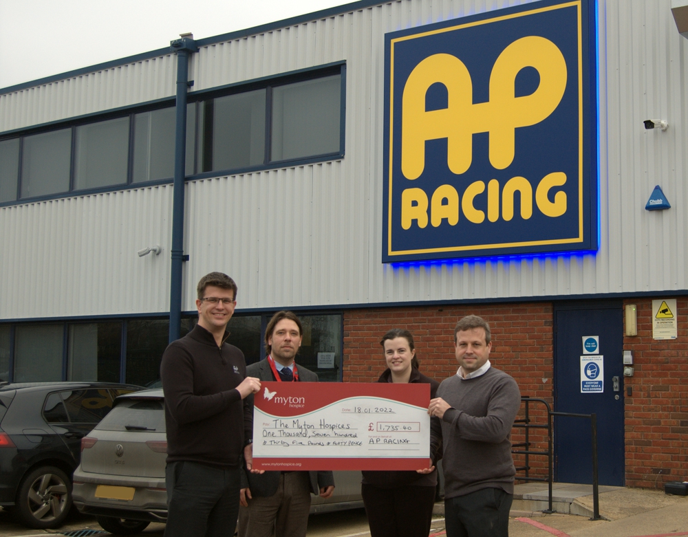 AP Racing supporting Myton Hospice - Featured Image